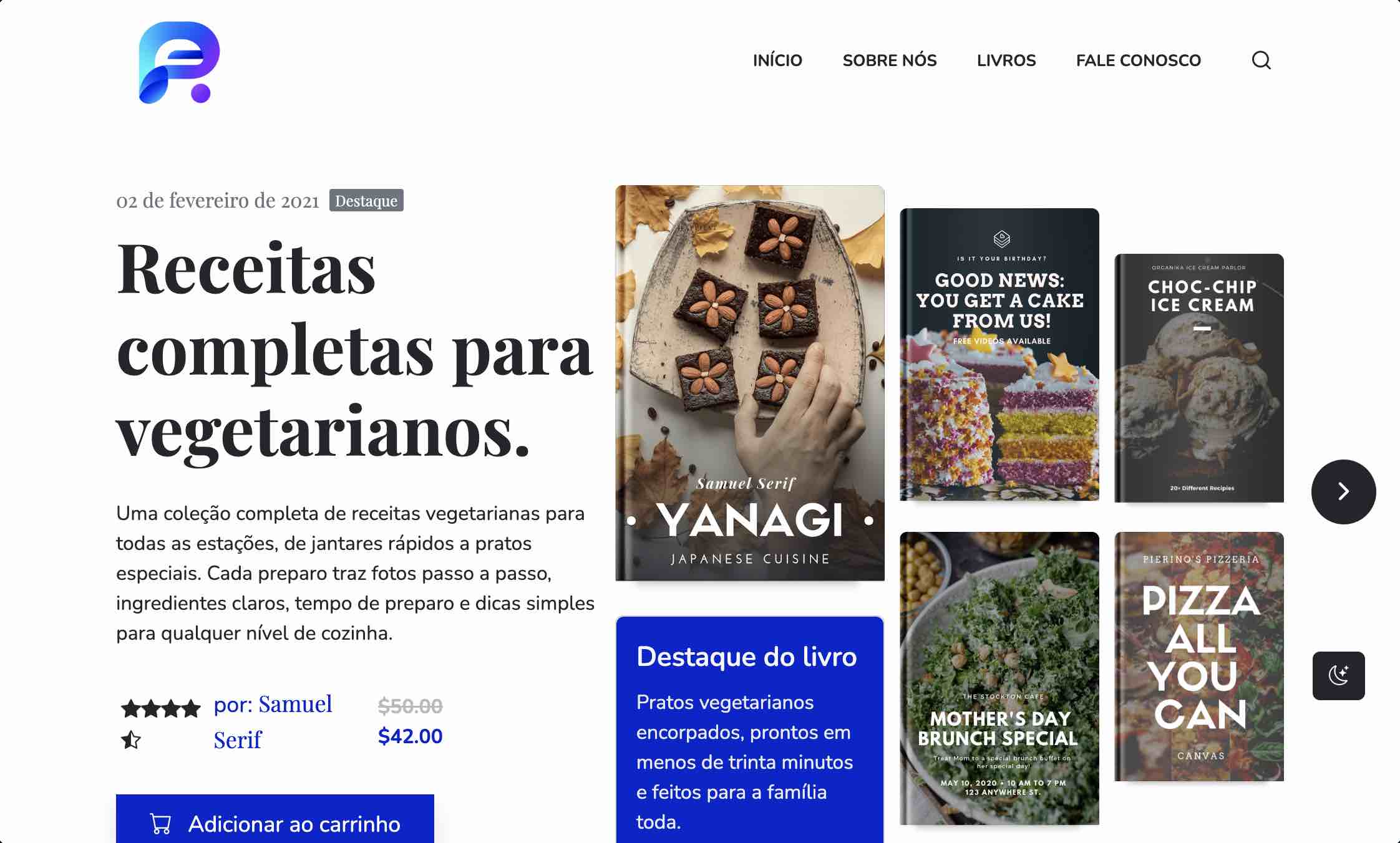 demo-articles template